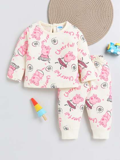 YK X Tinyo Girls
                        Peppa Pig Printed Clothing Set