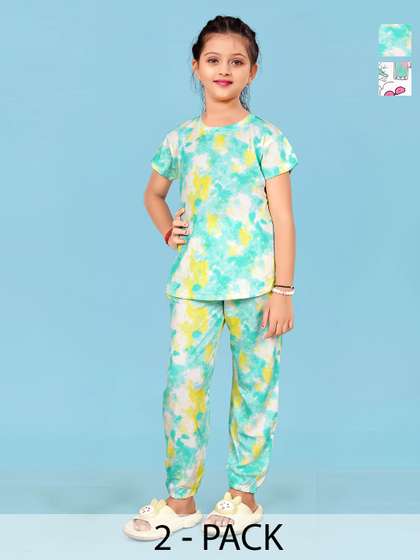 LITBABY Girls Printed
                    Nightdress