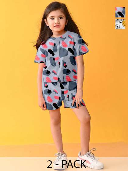 LITBABY Girls Printed
                    Nightdress