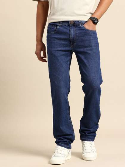 Being Human Men
                        Straight Fit Light Fade Stretchable Jeans