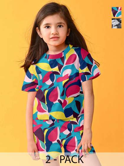 LITBABY Girls Printed
                    Nightdress
