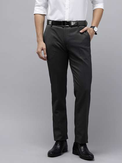 Arrow Men
                        Self-Design Hudson Tailored Fit Formal Trousers