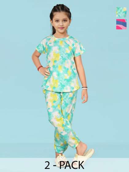 LITBABY Girls Printed
                    Maxi Nightdress