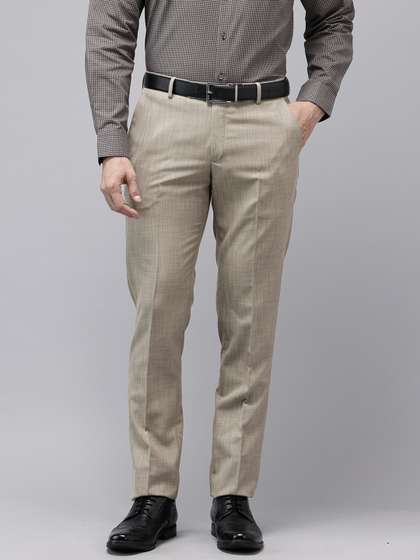 Arrow Men Tailored
                        Fit Formal Trousers