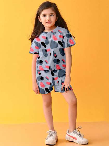 LITBABY Girls Printed
                      Nightdress