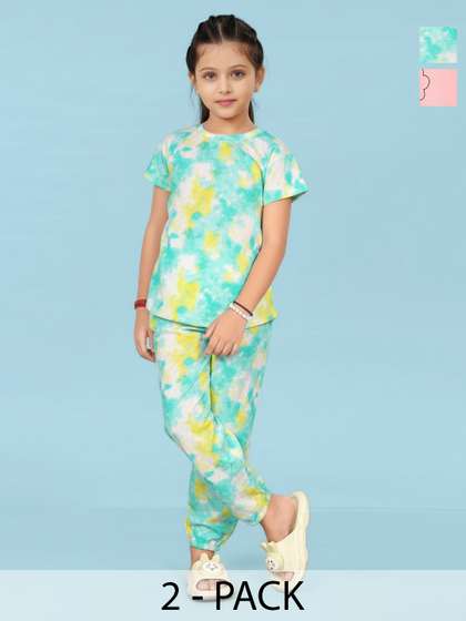 LITBABY Girls Printed
                      Maxi Nightdress