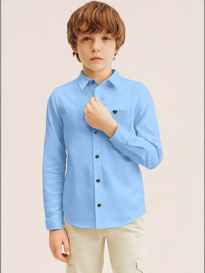 SKY PEARL Boys Comfort
                    Casual Shirt