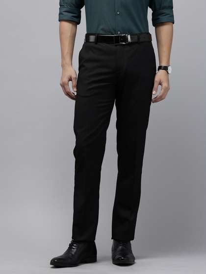 Arrow Men Striped
                        Tailored Fit Formal Trousers