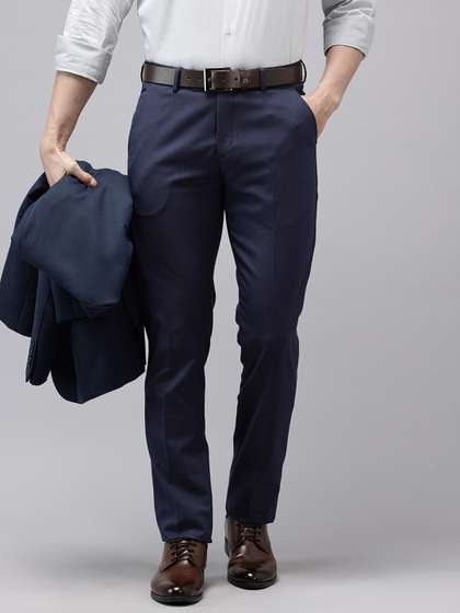 Arrow Men Tailored
                          Fit Formal Trousers