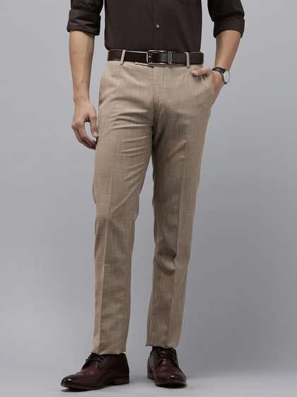 Arrow Men Hudson
                          Tailored Fit Formal Trousers