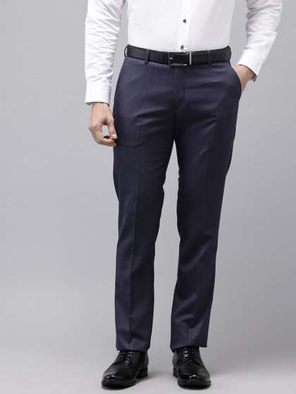 Arrow Men Hudson
                        Tailored Fit Formal Trousers