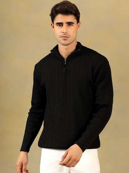 The Roadster
                        Lifestyle Co Cable Knit High Neck Zipper
                        Sweater
