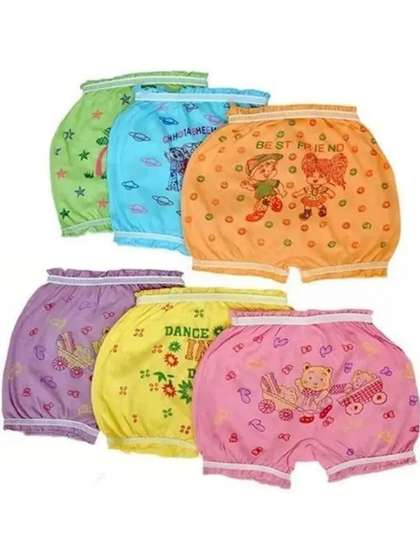 CAVENDERS Pack of 6
                    Printed Cotton High-rise Outer Elastic Boy Shorts
                    Briefs