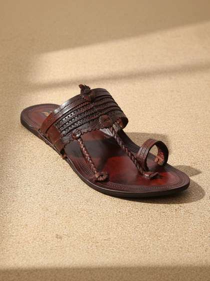 ROYAL KHWAAB Men Ethnic
                    Leather Fashion Sandals