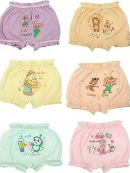 CAVENDERS Pack of 6
                      Printed Cotton High-rise Outer Elastic Boy Shorts
                      Briefs