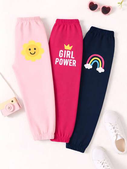 3 Pieces Printed
                    Joggers