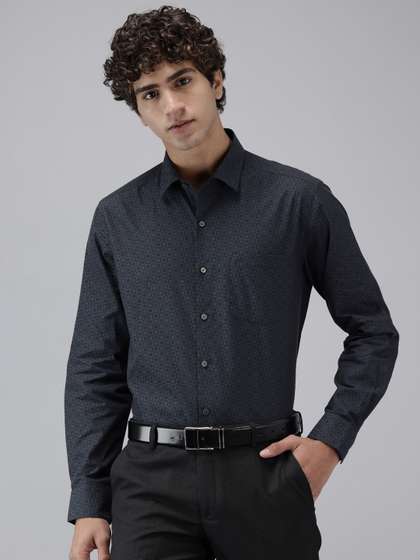 Arrow Pure Cotton
                        Manhattan Slim Fit Self-Design Formal Shirt