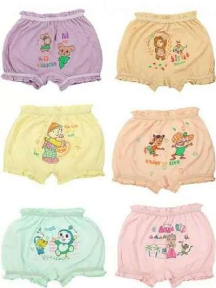 CAVENDERS Pack of 6
                    Printed Cotton High-rise Outer Elastic Boy Shorts
                    Briefs