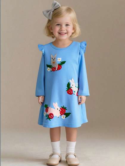 LULU & SKY Girls
                    Printed Nightdress