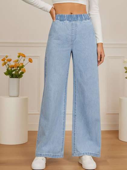 KASHIANXSTYLE Women
                        Comfort Boyfriend Fit High-Rise Light Fade
                        Stretchable Jeans