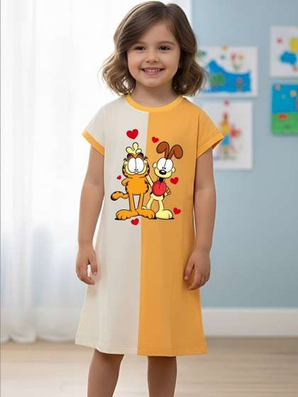 YK X Minute Mirth Print
                    Fit & Flare Dress