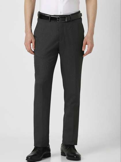 Peter England Men
                        Slim Fit Trousers