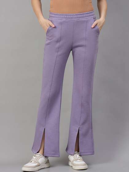 98 Degree North Women Solid Track Pants