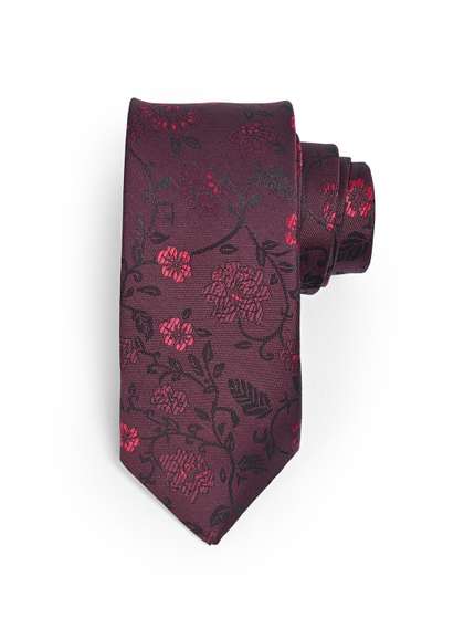 Cazzano Men Woven Design
                    Skinny Tie