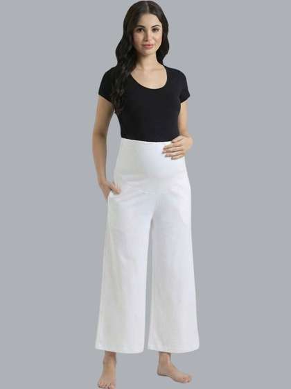 Evamomies Women
                          Knitted Maternity Palazzos
