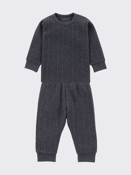 Aerowarm Boys Cotton
                      Round Neck Thermal Set