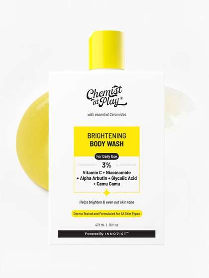 Chemist at Play
                      Brightening Body Wash With 3% Vitamin C &
                      Niacinamide - 473ml