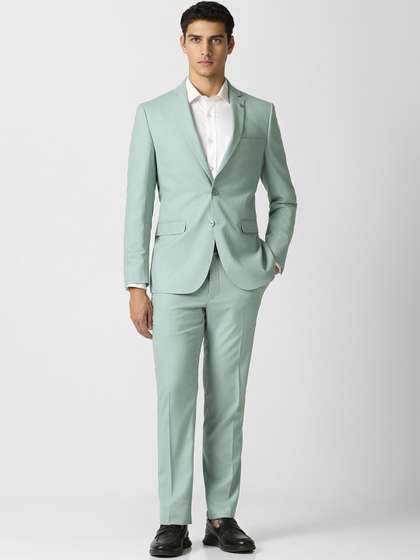 Van Heusen Slim Fit
                        Single-Breasted Two-Piece Suits