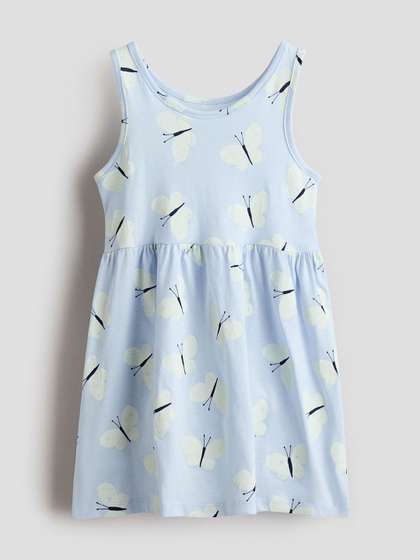 H&M Patterned Cotton
                    Dress
