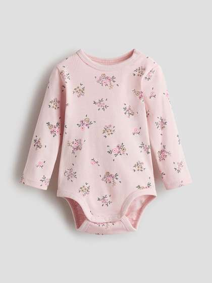 H&M Printed Cotton
                    Bodysuit