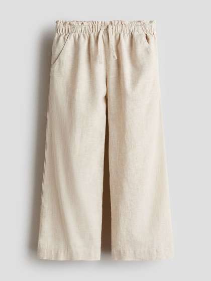 H&M Linen-Blend
                    Trousers