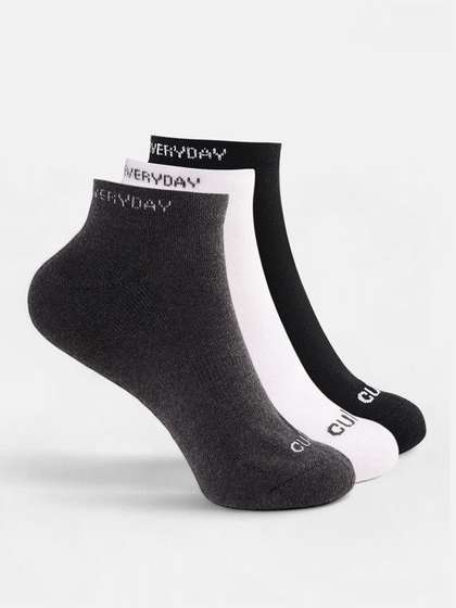 CULT Men HT Pack Of 3
                    Cotton Ankle Length Socks