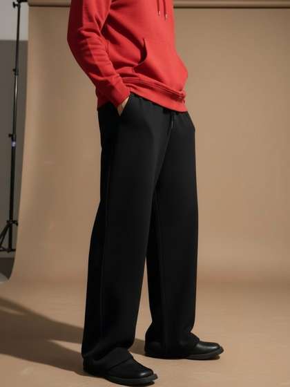 dockstreet Men
                        Relaxed Fit Regular Track Pants