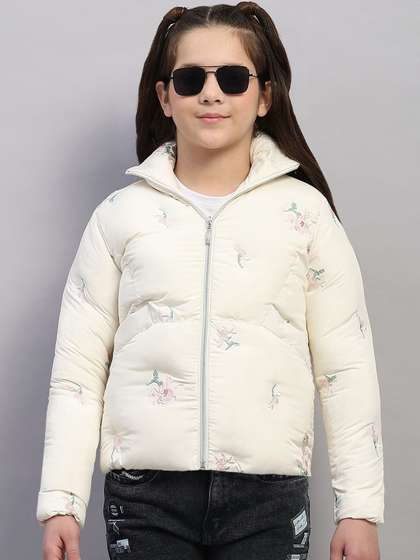 Monte Carlo Girls Floral
                    Outdoor Puffer Jacket