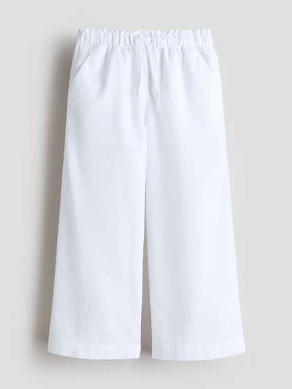 H&M Linen-Blend
                      trousers