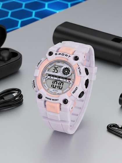 PAPIO Unisex Kids Dial
                      & Straps Digital Alarm Watch DIGITAL-041
                      PURPLE
