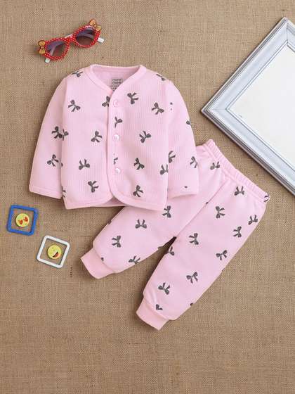 MeeMee Infants Cotton
                      V-Neck Thermal Set