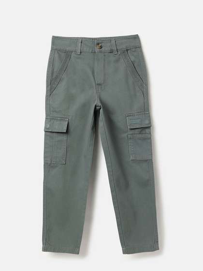 United Colors of
                    Benetton Boys Straight Fit Cargos Trousers