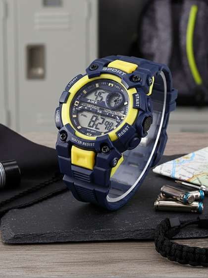 PAPIO Unisex Kids Dial
                    & Straps Analogue and Digital Stopwatch Watch
                    DIGITAL-041 BLUE
