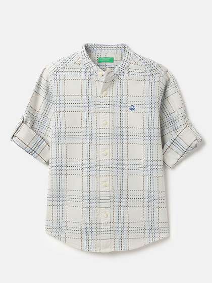 United Colors of
                      Benetton Boys Checked Casual Shirt