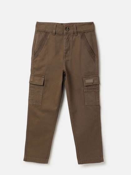 United Colors of
                    Benetton Boys Straight Fit Cargos Trousers