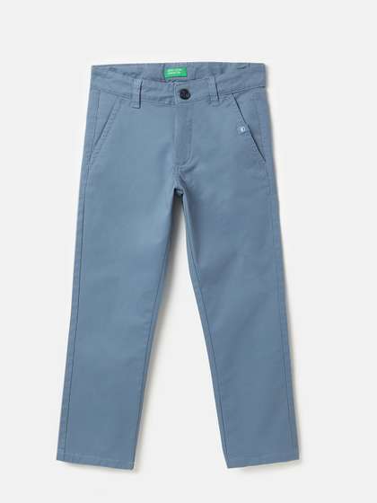 United Colors of
                      Benetton Boys Straight Fit Chinos Trousers