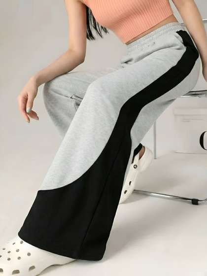 Moda Rapido Women
                        Colourblocked Easy Wash Trousers
