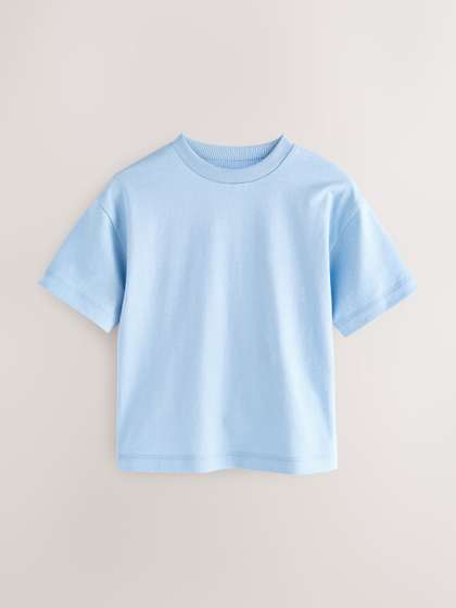NEXT Boys
                      Drop-Shoulder Sleeves Pure Cotton T-Shirt