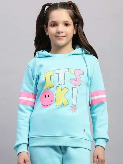 Monte Carlo Girls
                    Printed Hooded Sweatshirt