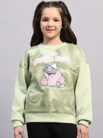 Monte Carlo Girls
                    Printed Sweatshirt